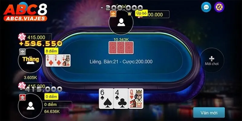 Tổng hợp các quy định luật chơi bài Liêng ABC8