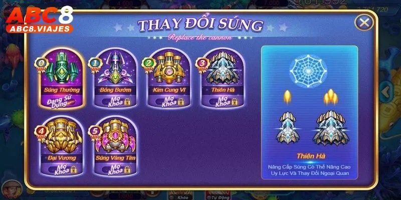 Review kho vũ khí cùng tính năng siêu chất có trong game